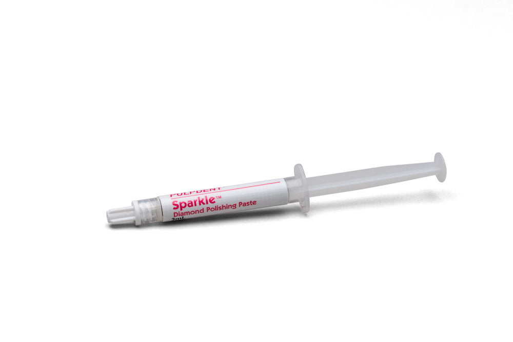 Pulpdent SPARK-3 Sparkle Diamond Polishing Paste Dental Syringe 3 mL Pulpdent SPARK-3 Sparkle Diamond Polishing Paste Dental Syringe 3 mL